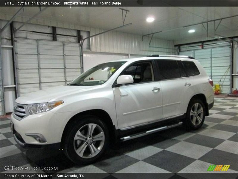 Blizzard White Pearl / Sand Beige 2011 Toyota Highlander Limited