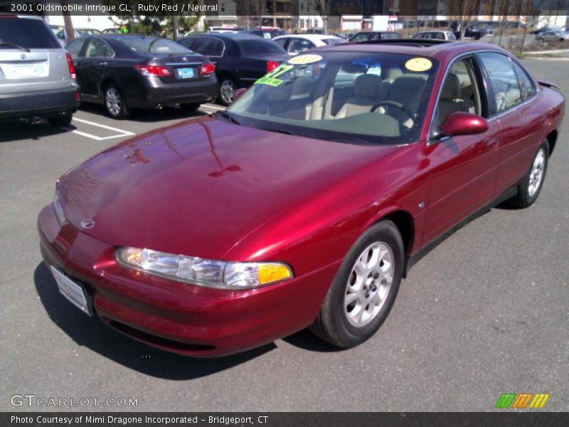 Ruby Red / Neutral 2001 Oldsmobile Intrigue GL