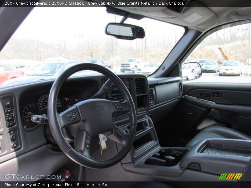 Blue Granite Metallic / Dark Charcoal 2007 Chevrolet Silverado 2500HD Classic LT Crew Cab 4x4
