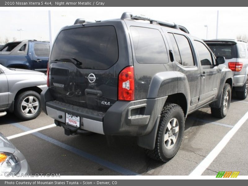 Night Armor Metallic / Gray 2010 Nissan Xterra S 4x4