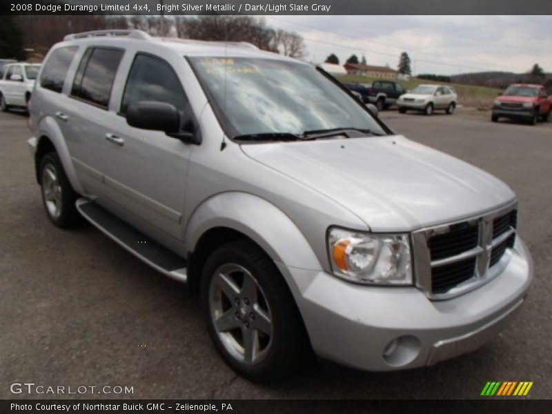 Bright Silver Metallic / Dark/Light Slate Gray 2008 Dodge Durango Limited 4x4