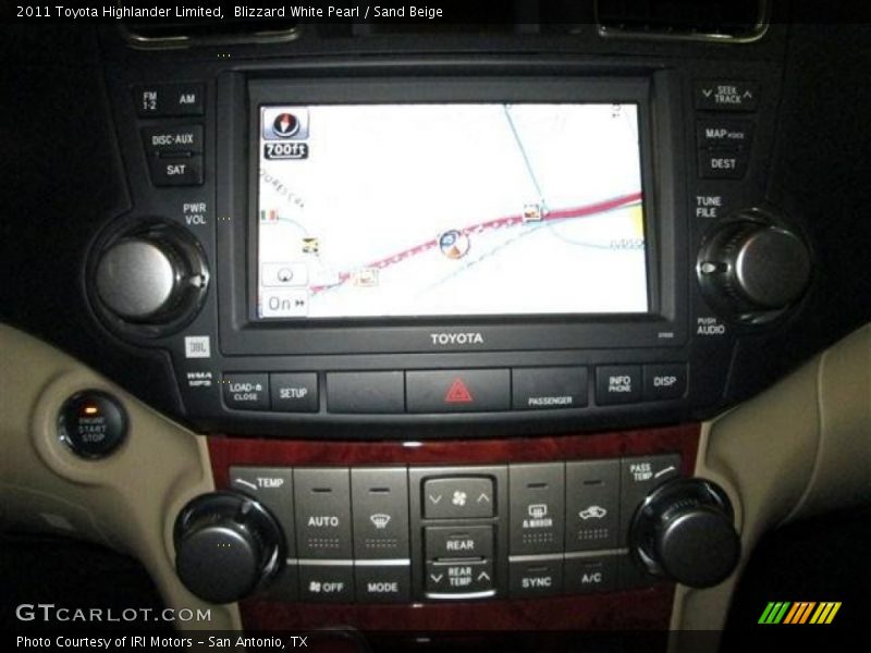 Blizzard White Pearl / Sand Beige 2011 Toyota Highlander Limited