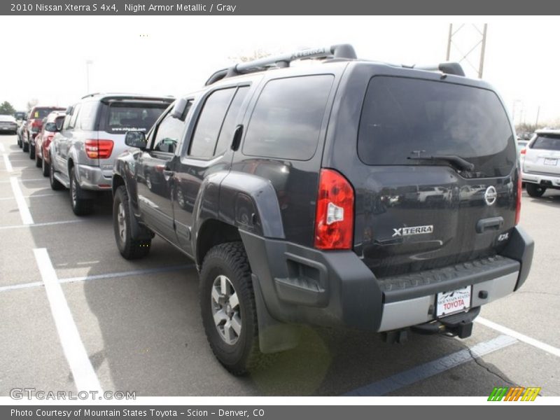 Night Armor Metallic / Gray 2010 Nissan Xterra S 4x4