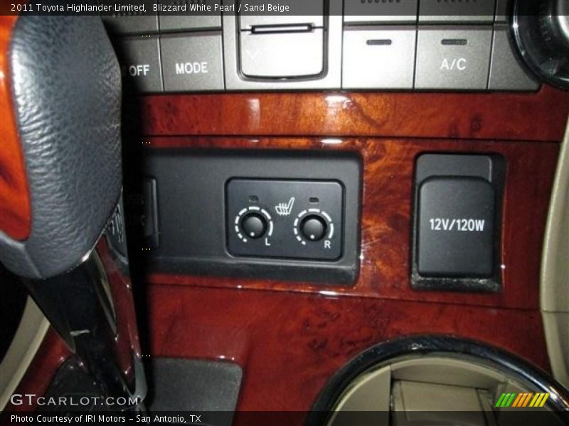 Blizzard White Pearl / Sand Beige 2011 Toyota Highlander Limited