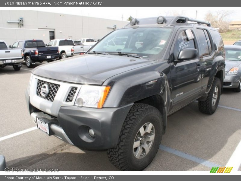 Night Armor Metallic / Gray 2010 Nissan Xterra S 4x4
