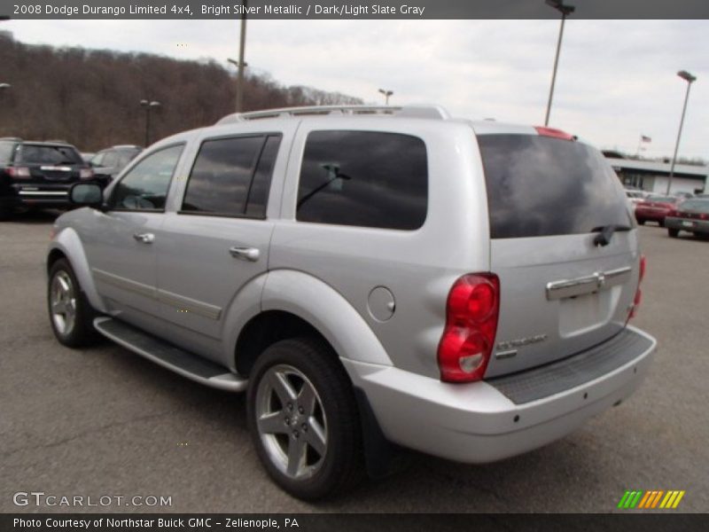 Bright Silver Metallic / Dark/Light Slate Gray 2008 Dodge Durango Limited 4x4
