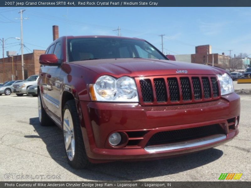 Red Rock Crystal Pearl / Medium Slate Gray 2007 Jeep Grand Cherokee SRT8 4x4