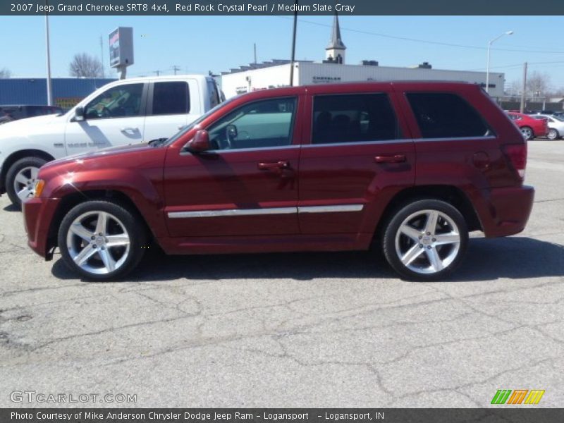 Red Rock Crystal Pearl / Medium Slate Gray 2007 Jeep Grand Cherokee SRT8 4x4