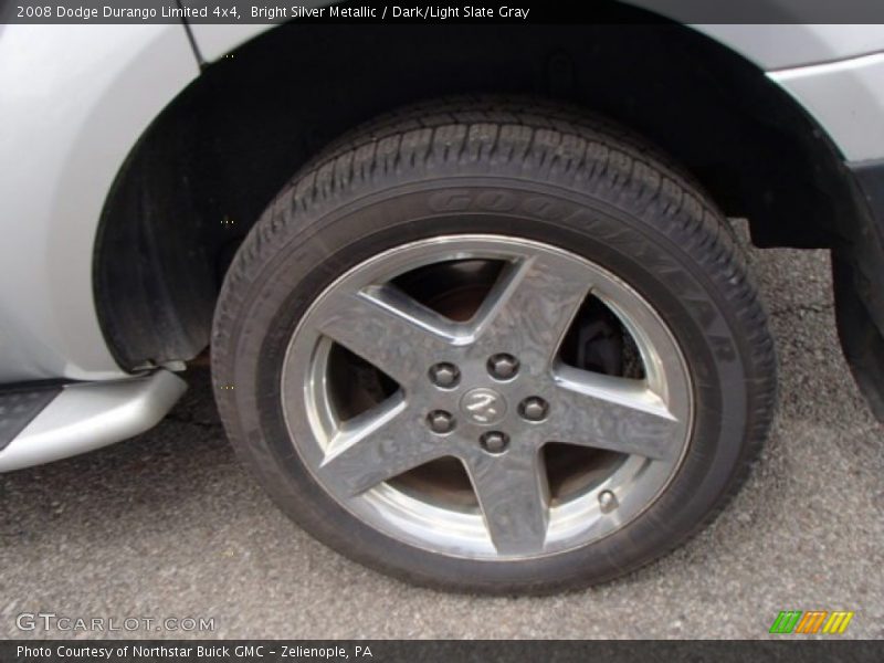 Bright Silver Metallic / Dark/Light Slate Gray 2008 Dodge Durango Limited 4x4