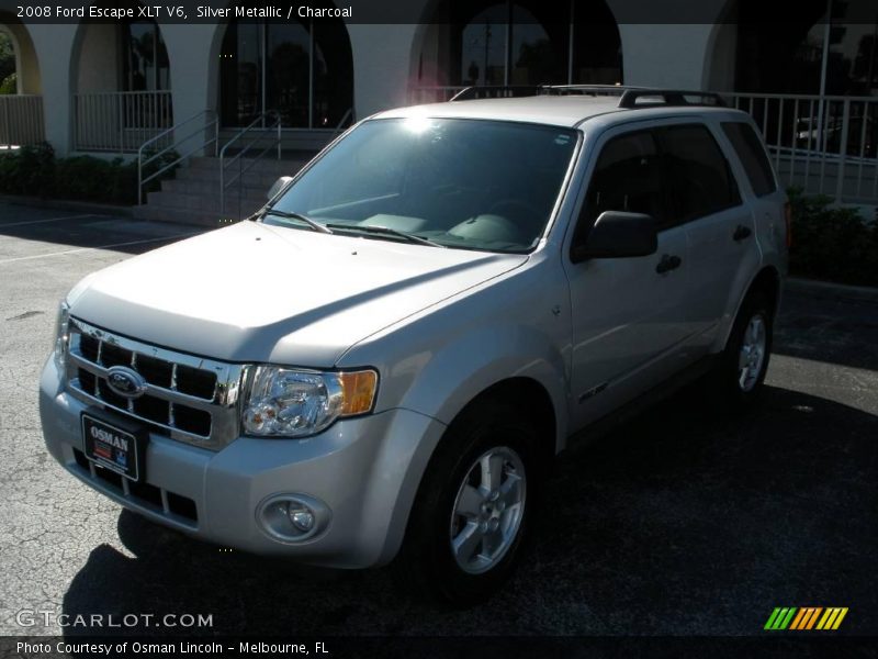 Silver Metallic / Charcoal 2008 Ford Escape XLT V6