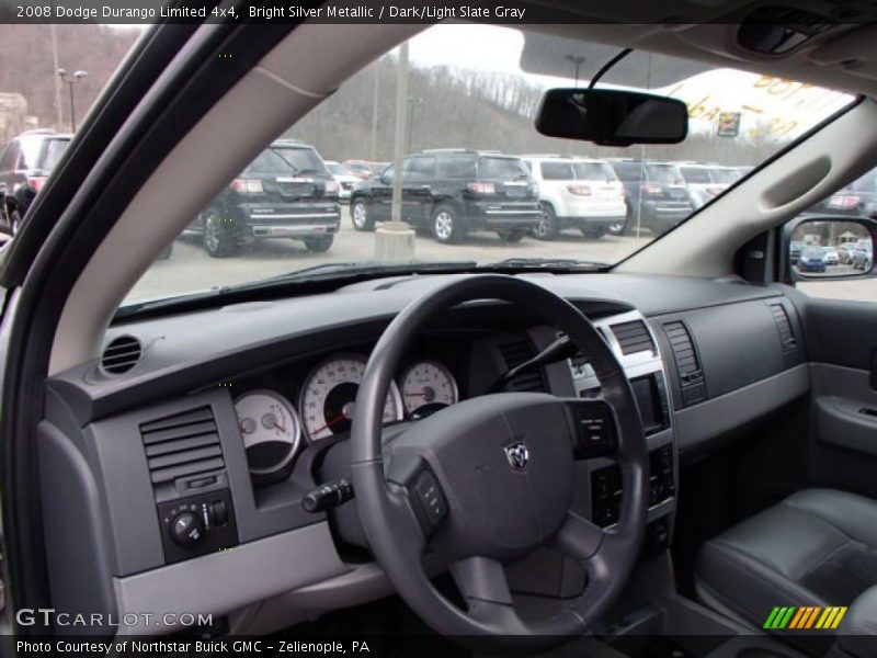Bright Silver Metallic / Dark/Light Slate Gray 2008 Dodge Durango Limited 4x4