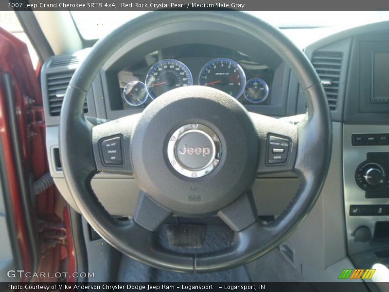 Red Rock Crystal Pearl / Medium Slate Gray 2007 Jeep Grand Cherokee SRT8 4x4