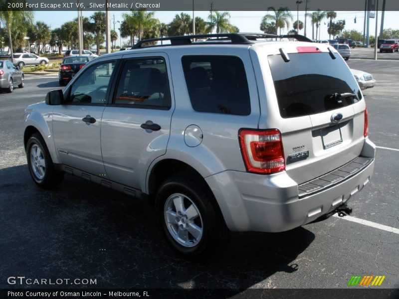 Silver Metallic / Charcoal 2008 Ford Escape XLT V6