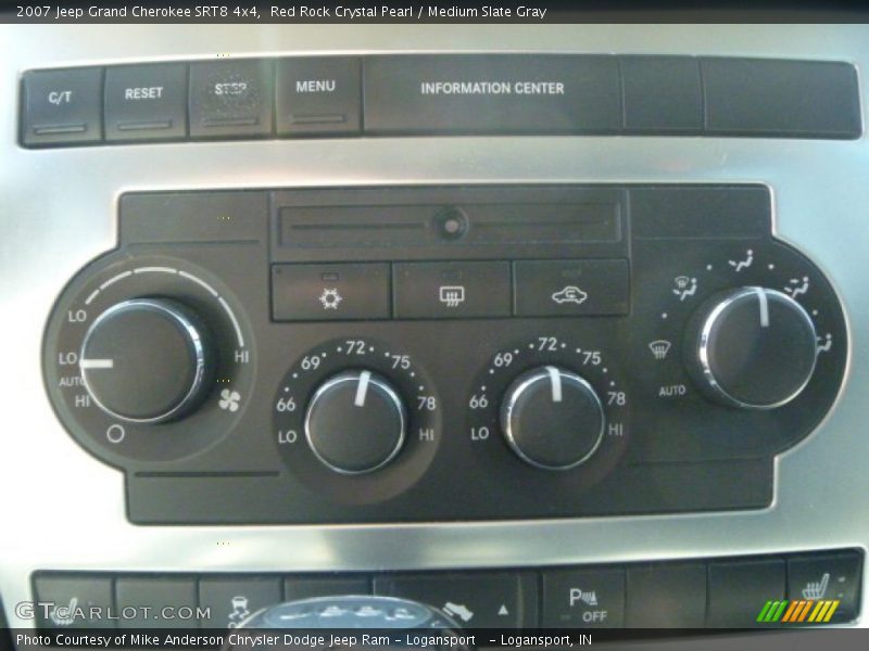 Red Rock Crystal Pearl / Medium Slate Gray 2007 Jeep Grand Cherokee SRT8 4x4