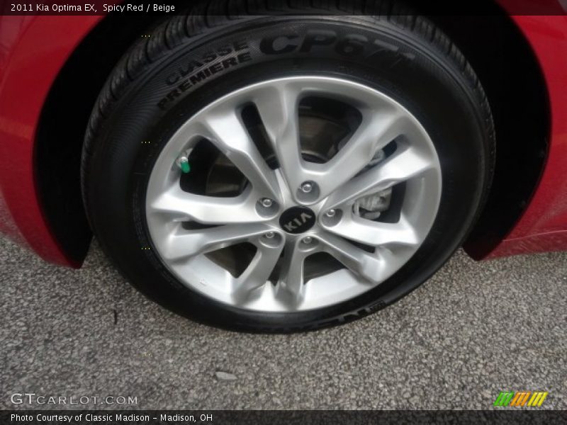 Spicy Red / Beige 2011 Kia Optima EX