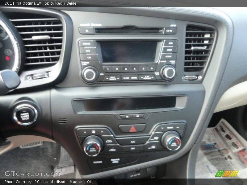 Spicy Red / Beige 2011 Kia Optima EX