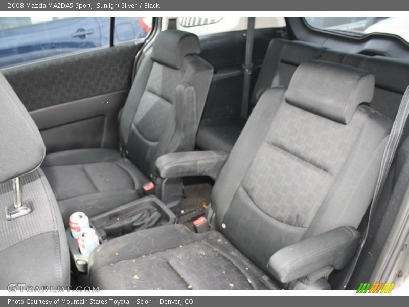 Sunlight Silver / Black 2008 Mazda MAZDA5 Sport