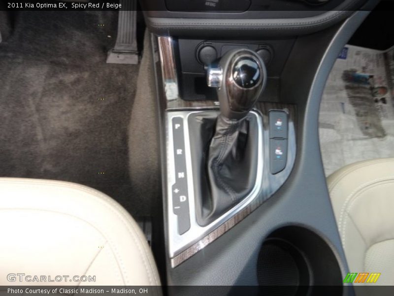 Spicy Red / Beige 2011 Kia Optima EX