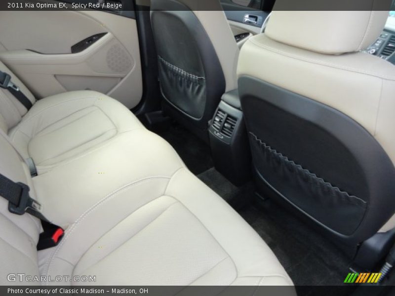 Spicy Red / Beige 2011 Kia Optima EX