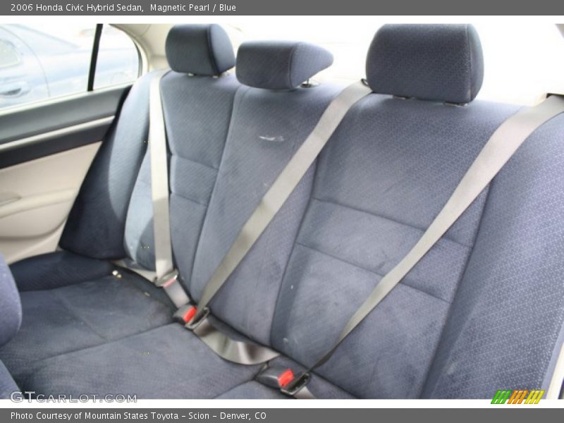 Magnetic Pearl / Blue 2006 Honda Civic Hybrid Sedan