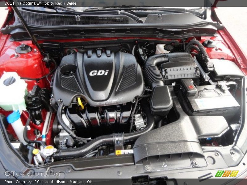 Spicy Red / Beige 2011 Kia Optima EX