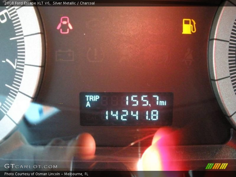 Silver Metallic / Charcoal 2008 Ford Escape XLT V6