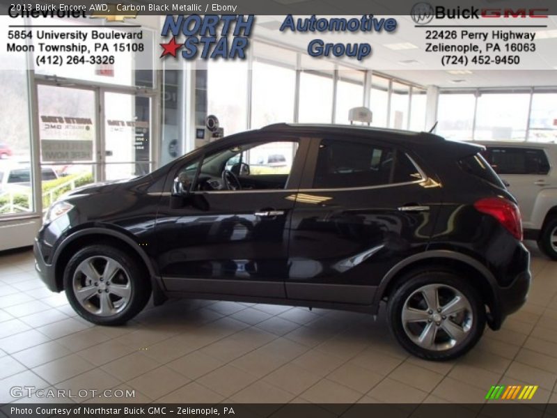 Carbon Black Metallic / Ebony 2013 Buick Encore AWD