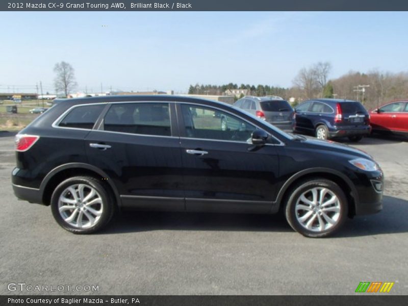 Brilliant Black / Black 2012 Mazda CX-9 Grand Touring AWD