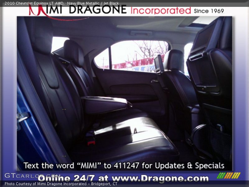 Navy Blue Metallic / Jet Black 2010 Chevrolet Equinox LT AWD