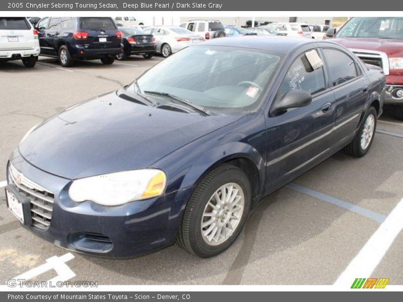Deep Blue Pearl / Dark Slate Gray 2005 Chrysler Sebring Touring Sedan