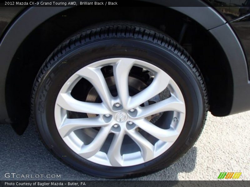 Brilliant Black / Black 2012 Mazda CX-9 Grand Touring AWD