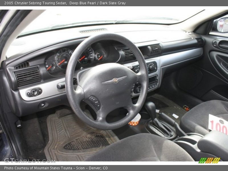 Deep Blue Pearl / Dark Slate Gray 2005 Chrysler Sebring Touring Sedan