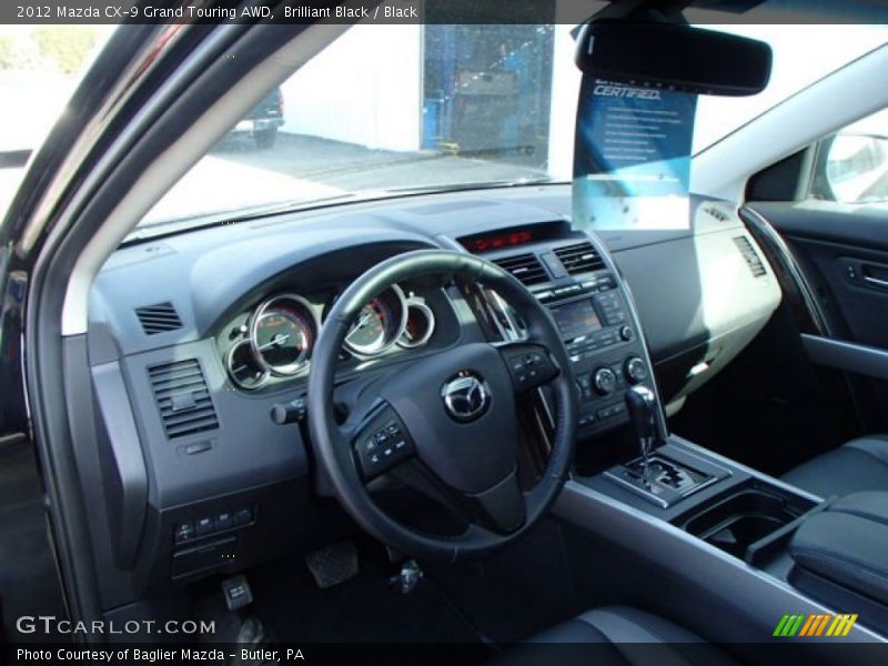 Brilliant Black / Black 2012 Mazda CX-9 Grand Touring AWD