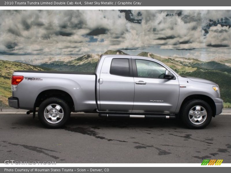 Silver Sky Metallic / Graphite Gray 2010 Toyota Tundra Limited Double Cab 4x4