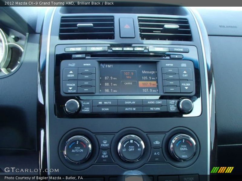 Brilliant Black / Black 2012 Mazda CX-9 Grand Touring AWD