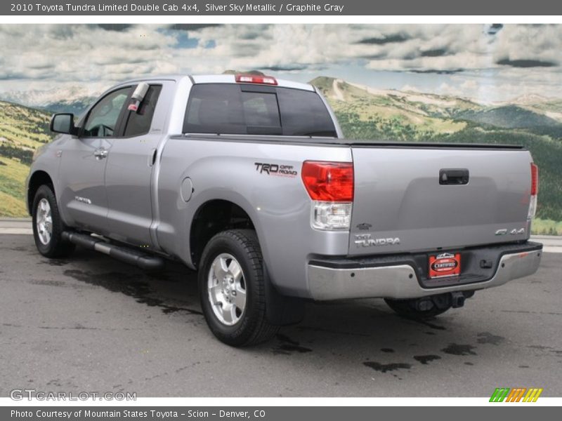 Silver Sky Metallic / Graphite Gray 2010 Toyota Tundra Limited Double Cab 4x4