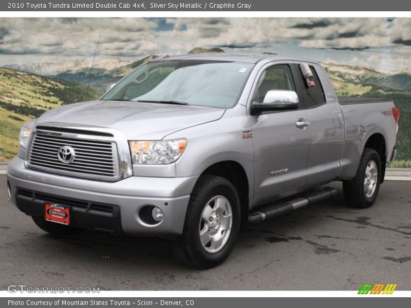 Silver Sky Metallic / Graphite Gray 2010 Toyota Tundra Limited Double Cab 4x4