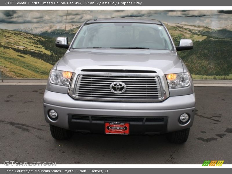 Silver Sky Metallic / Graphite Gray 2010 Toyota Tundra Limited Double Cab 4x4