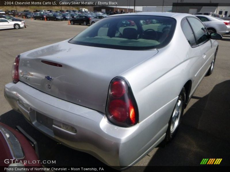 Galaxy Silver Metallic / Ebony Black 2004 Chevrolet Monte Carlo LS