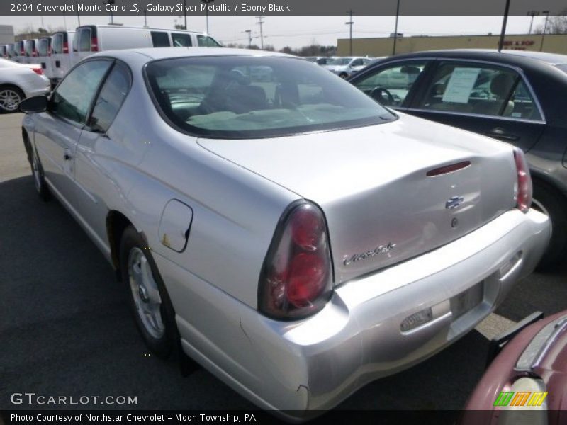 Galaxy Silver Metallic / Ebony Black 2004 Chevrolet Monte Carlo LS