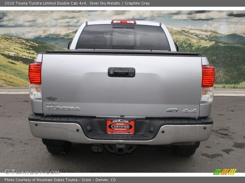 Silver Sky Metallic / Graphite Gray 2010 Toyota Tundra Limited Double Cab 4x4