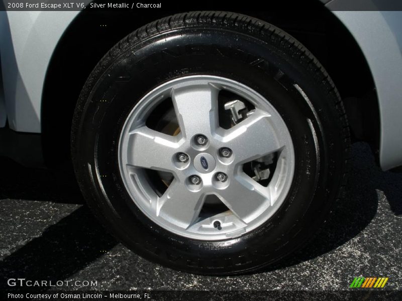 Silver Metallic / Charcoal 2008 Ford Escape XLT V6