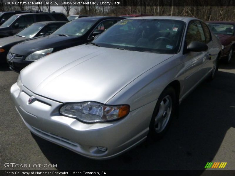 Galaxy Silver Metallic / Ebony Black 2004 Chevrolet Monte Carlo LS
