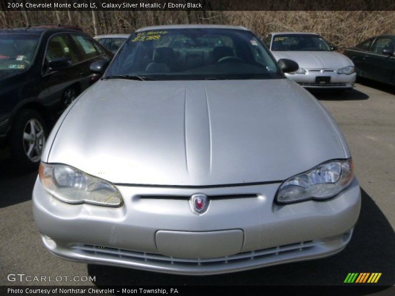 Galaxy Silver Metallic / Ebony Black 2004 Chevrolet Monte Carlo LS