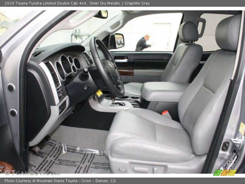 Silver Sky Metallic / Graphite Gray 2010 Toyota Tundra Limited Double Cab 4x4