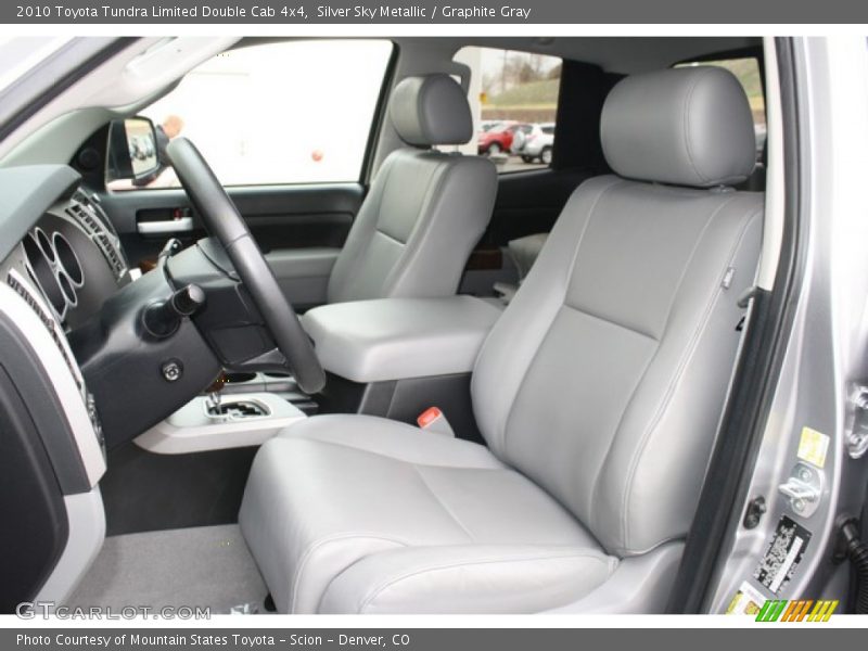 Silver Sky Metallic / Graphite Gray 2010 Toyota Tundra Limited Double Cab 4x4