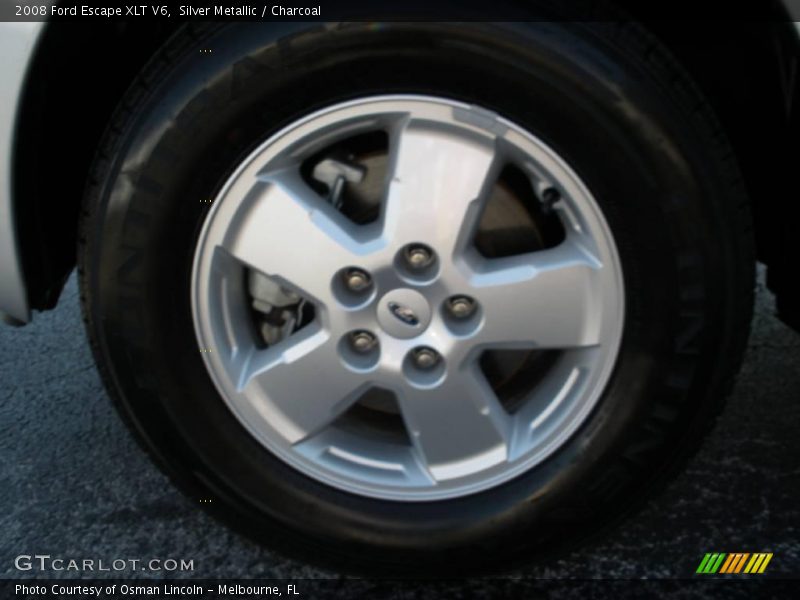 Silver Metallic / Charcoal 2008 Ford Escape XLT V6
