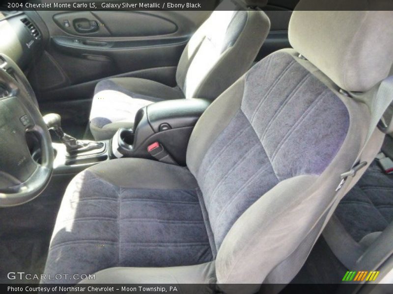 Galaxy Silver Metallic / Ebony Black 2004 Chevrolet Monte Carlo LS