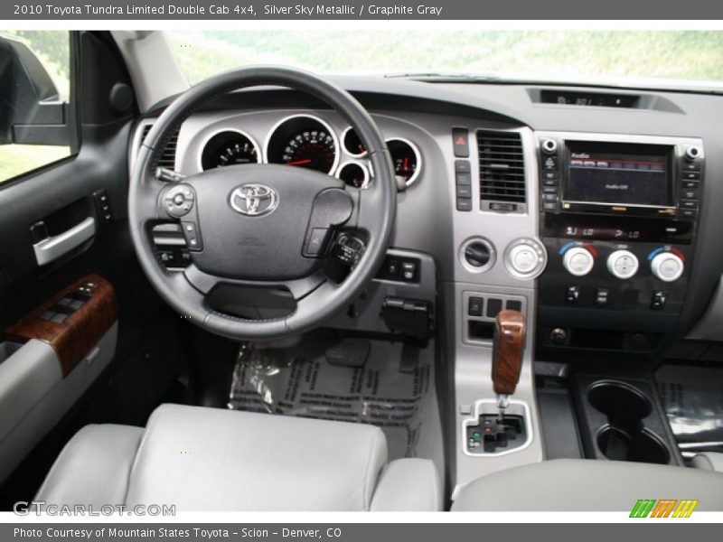 Silver Sky Metallic / Graphite Gray 2010 Toyota Tundra Limited Double Cab 4x4