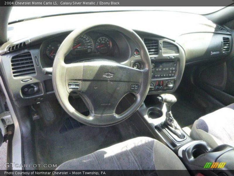 Galaxy Silver Metallic / Ebony Black 2004 Chevrolet Monte Carlo LS